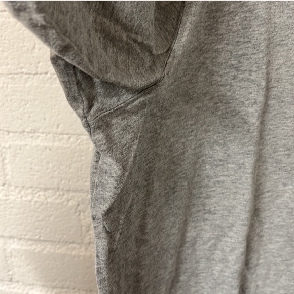 100% Cotton Lands End Grey Short Sleeve Tshirt - Picture 3 of 6